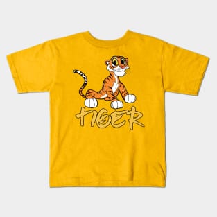 Tiger Cartoon Kids T-Shirt